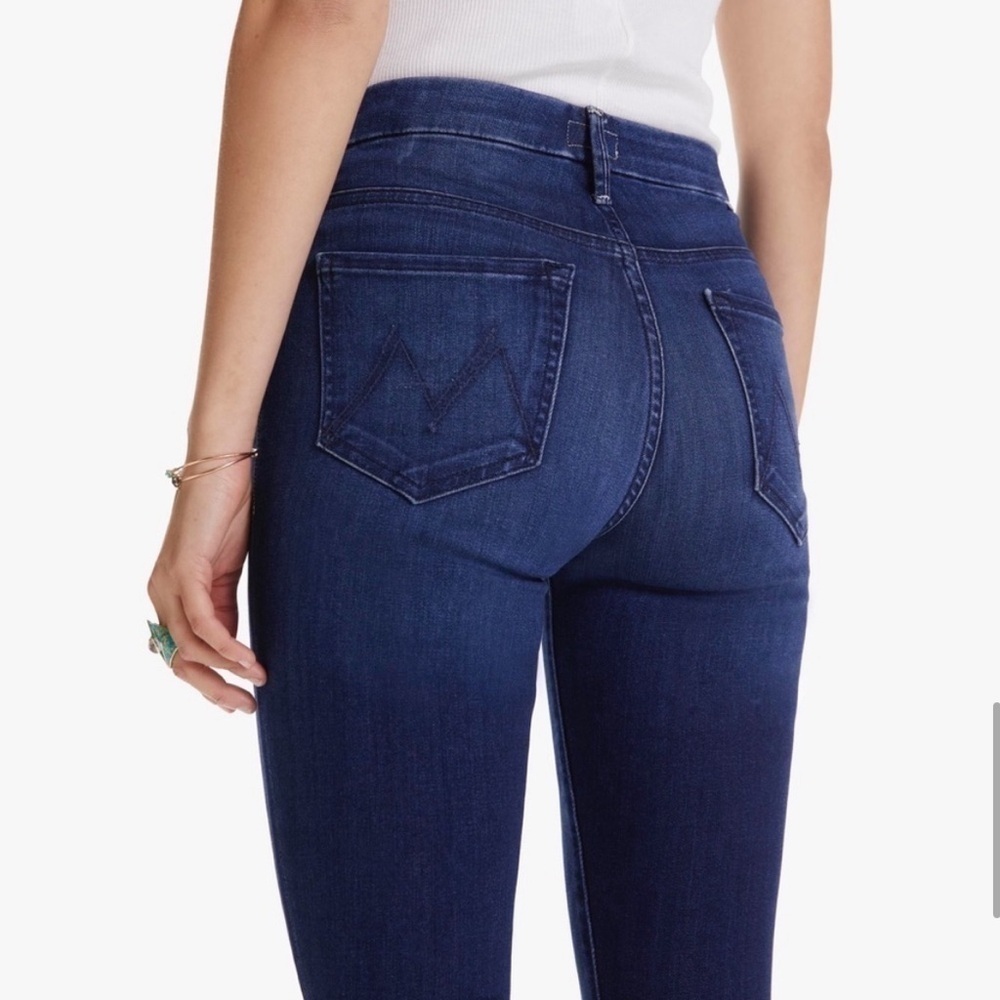 MOTHER
Looker High-Rise Ankle Fray Skinny Jeans in Tongue And Chic size 25 - Picture 3 of 16